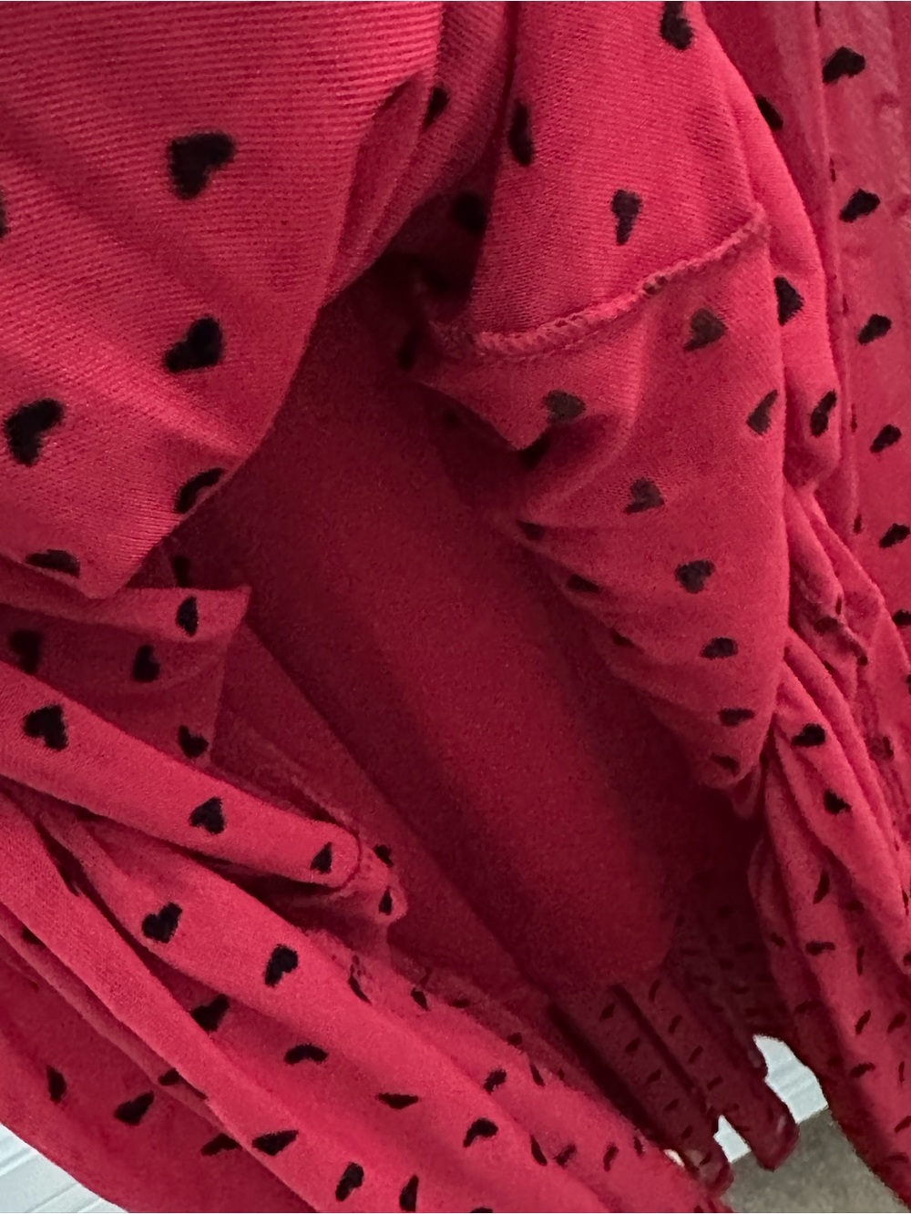 torrid Red Maxi Dress with Black Heart Print - Picture 4 of 4
